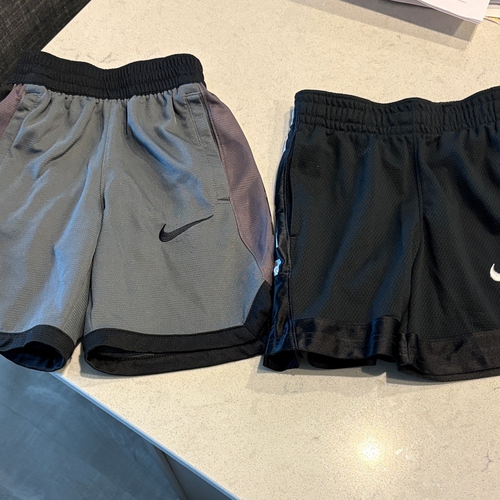Nike Kids' Shorts - Black and Gray Set